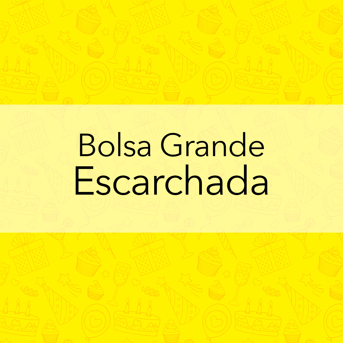 BOLSA GRANDE ESCARCHADA