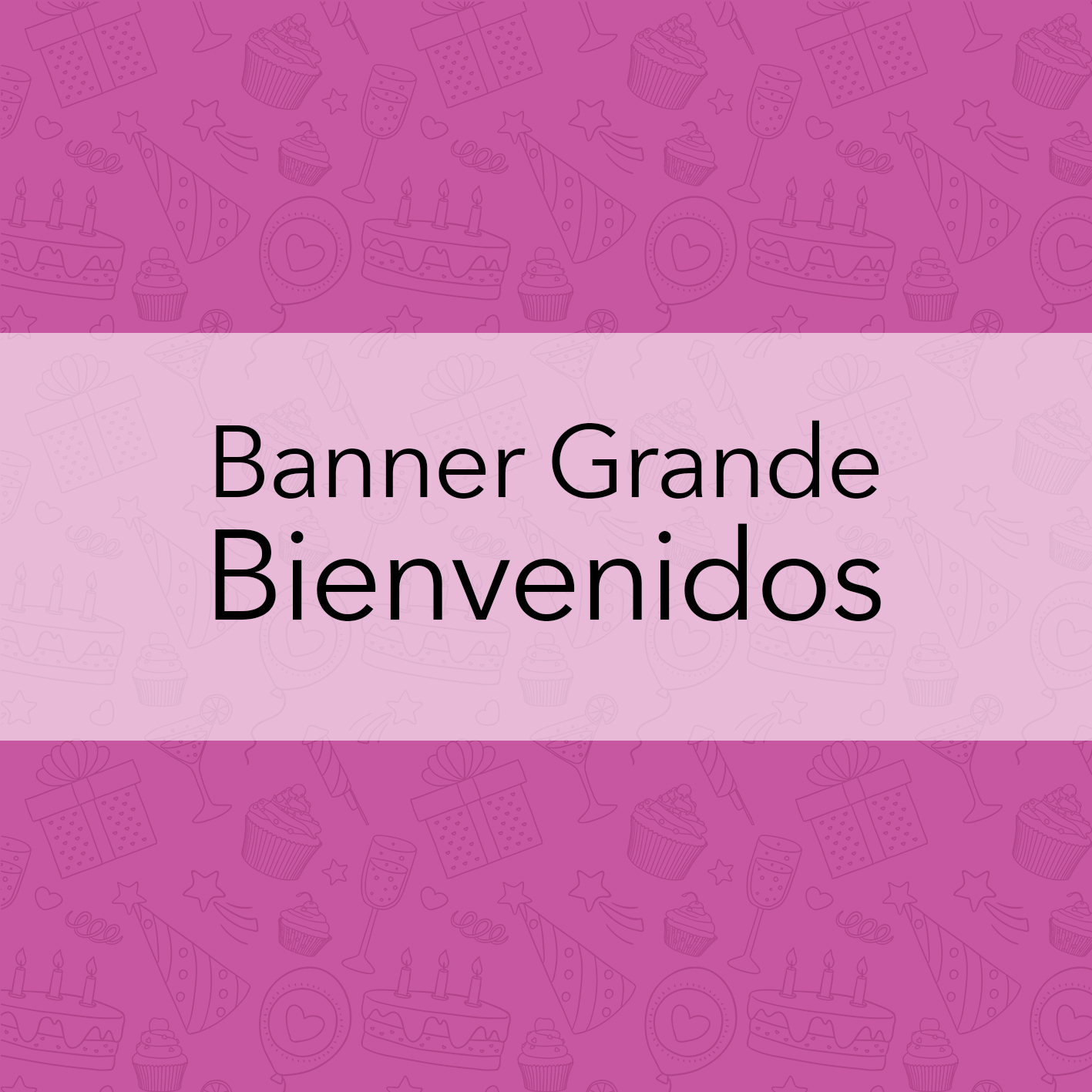 BANNERS GRANDES - BIENVENIDOS